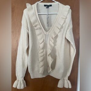 NWT cream sweater